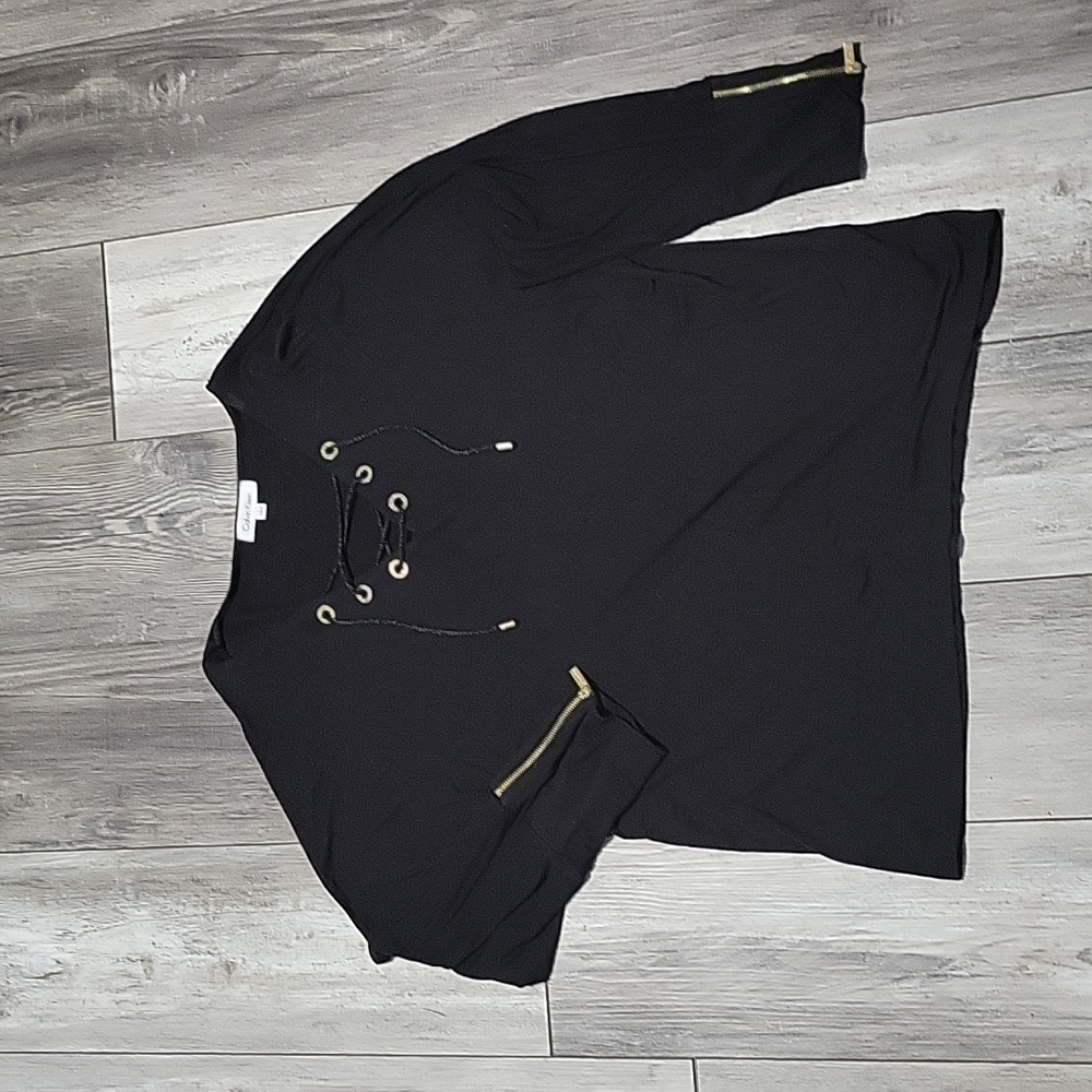 Calvin Klein Lace Up Top